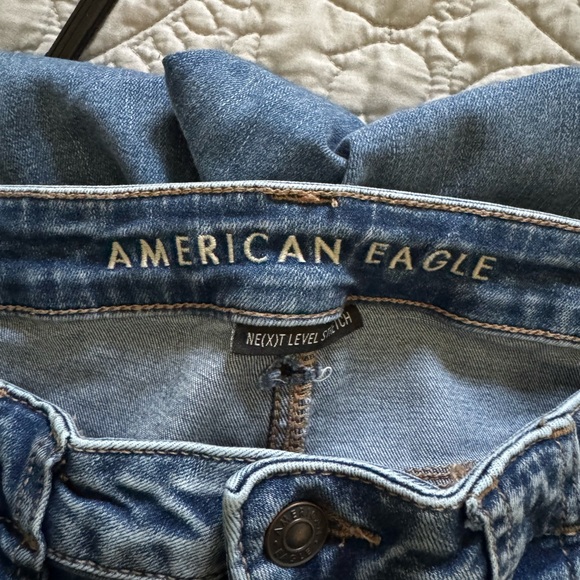 American Eagle Outfitters Super Hi-Rise Flare Jeans - Picture 3 of 5